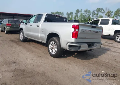 2020 Chevrolet Silverado 2Wd Double Cab Standard Bed Custom из США, поврежденный, VIN 1GCRWBEKXLZ339747